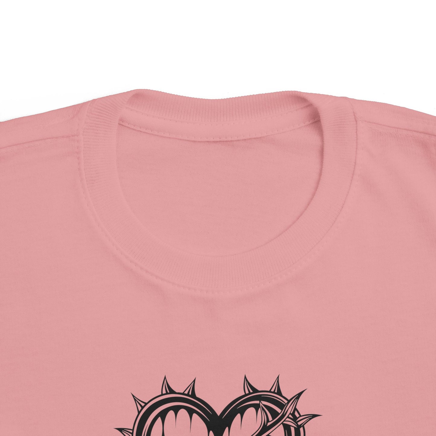 Toddler's Heart & Thorn Tee, Cute Kids T-Shirt, Children's Graphic Shirt, Gift for Toddlers, Cool Summer Outfit