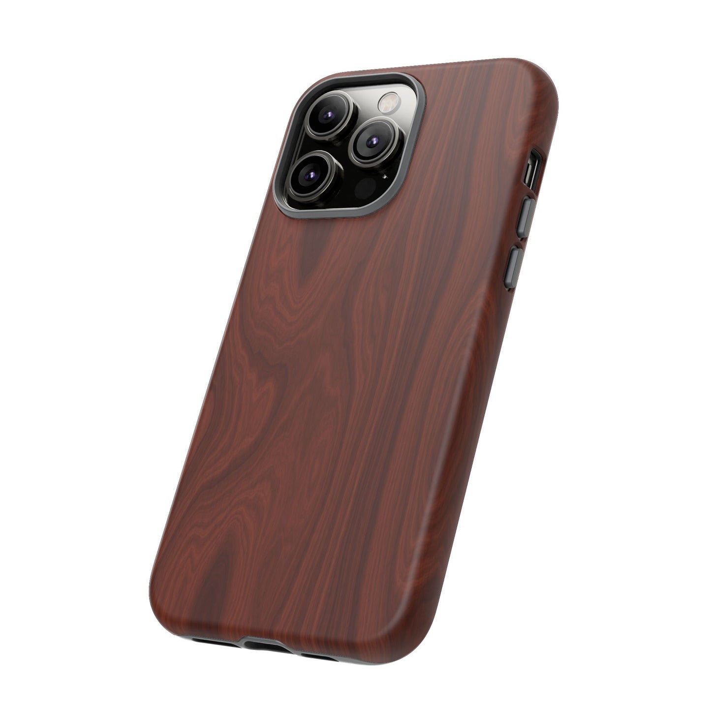 Wood Grain Phone Case, Stylish Tough Cases, Nature-Inspired Protective Cover, Unique Gifts for Him and Her, Eco-Friendly Tech Accessory