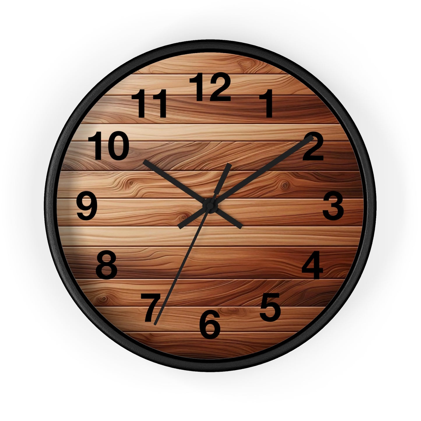 Rustic Wood Wall Clock - Natural Timber Home Decor, Gift for Housewarming, Wedding, Decorative Timepiece, Boho Style, Unique Design