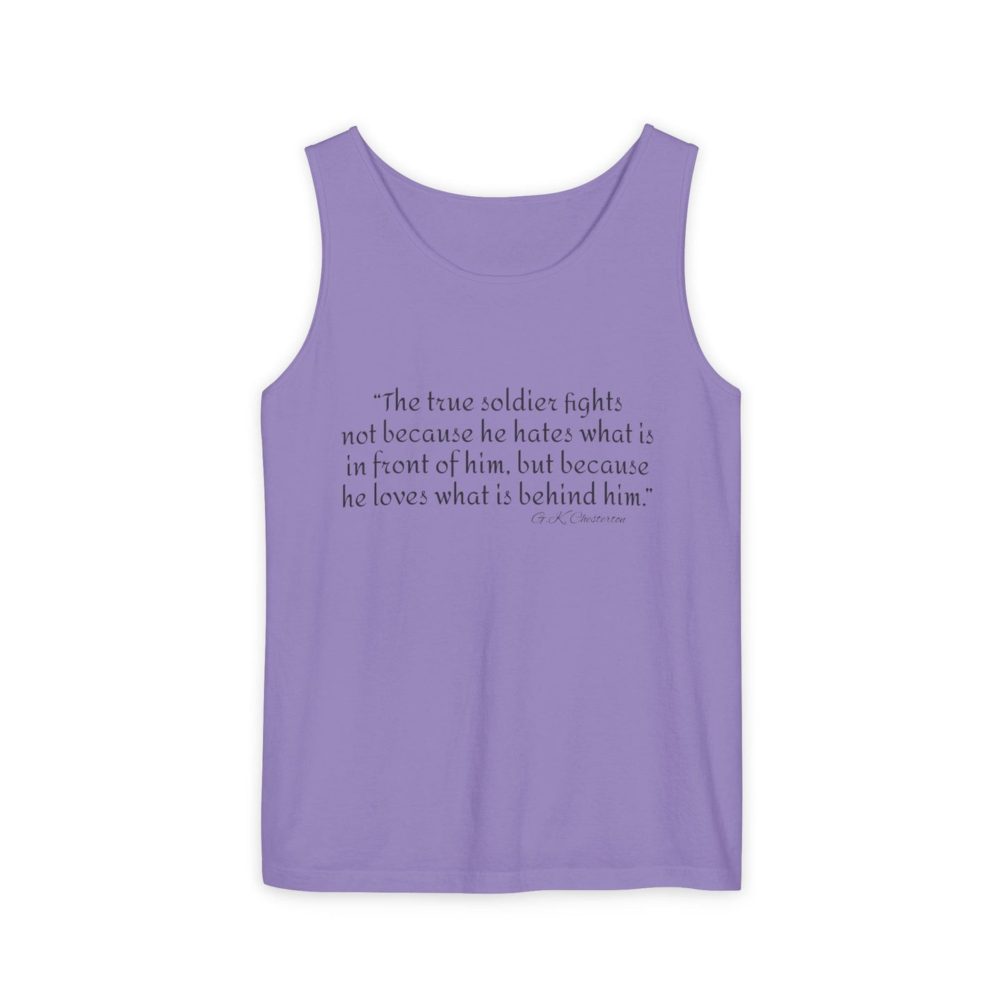 Inspirational Quote Tank Top for Men Women