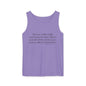 Inspirational Quote Tank Top for Men Women