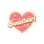 Sweetheart Heart Sticker — Kiss-Cut Love Decal for Laptops, Gifts & Valentines