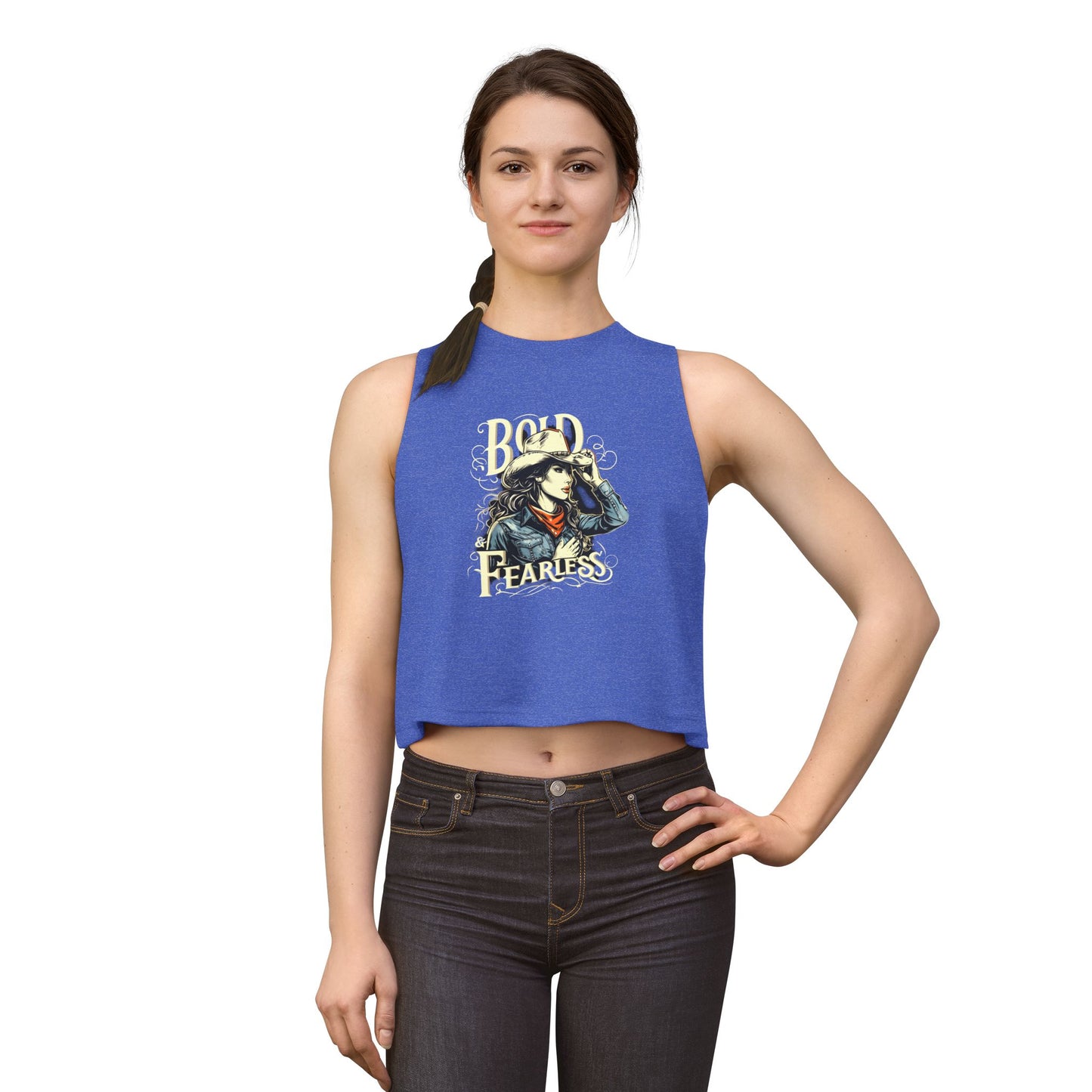 Bold & Fearless Cowgirl Crop Top