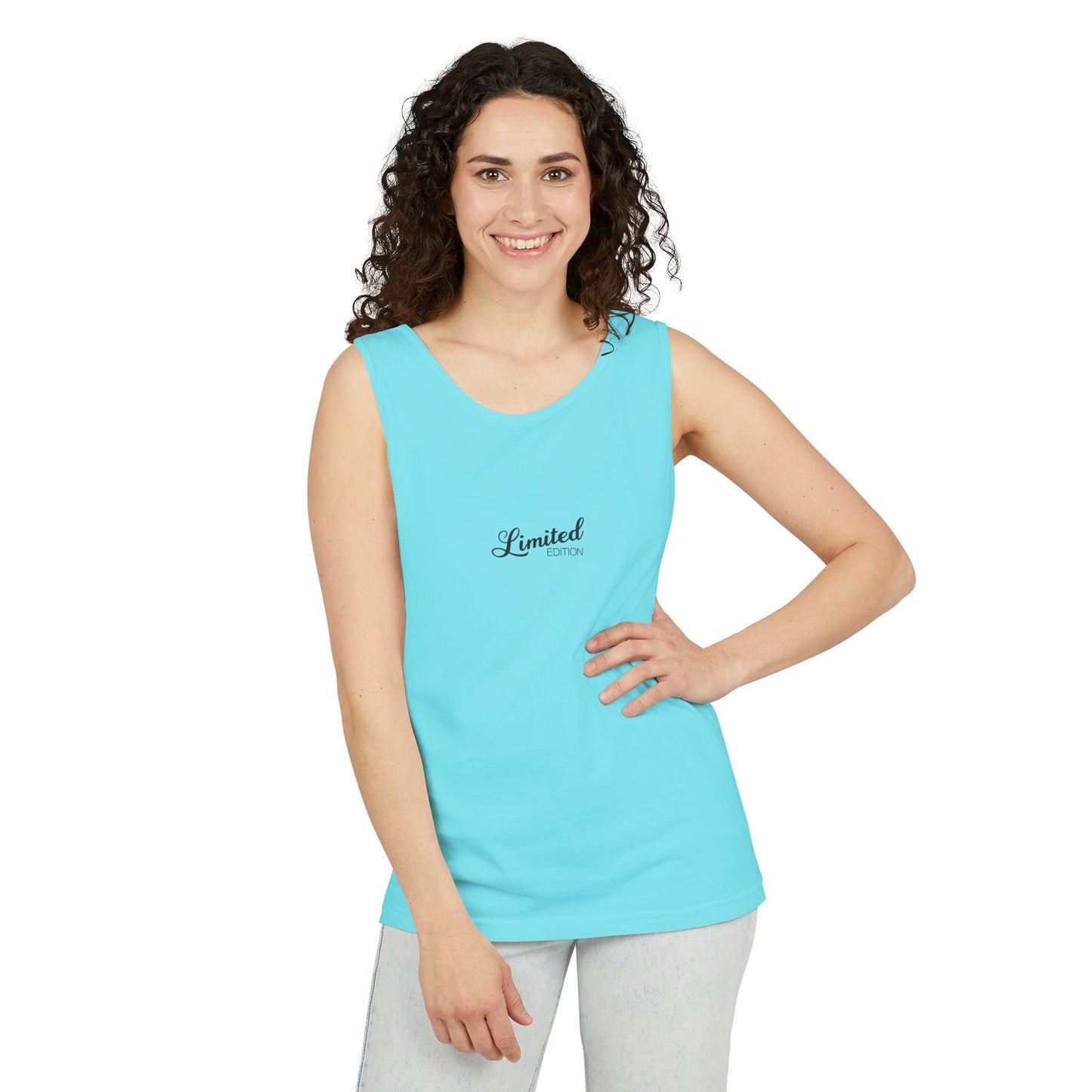 Limited Edition Unisex Garment-Dyed Tank Top, Summer Fashion, Beachwear, Gift for Him & Her, Casual Style, Relaxed Fit
