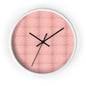 Charming Floral Wall Clock Pink Decor, Home Accessories, Gift for Her
