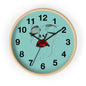 Modern Art Wall Clock - Abstract Lips Design, Home Decor, Gift for Her, Unique Wall Decor, Feminine Artwork, Stylish Timepiece
