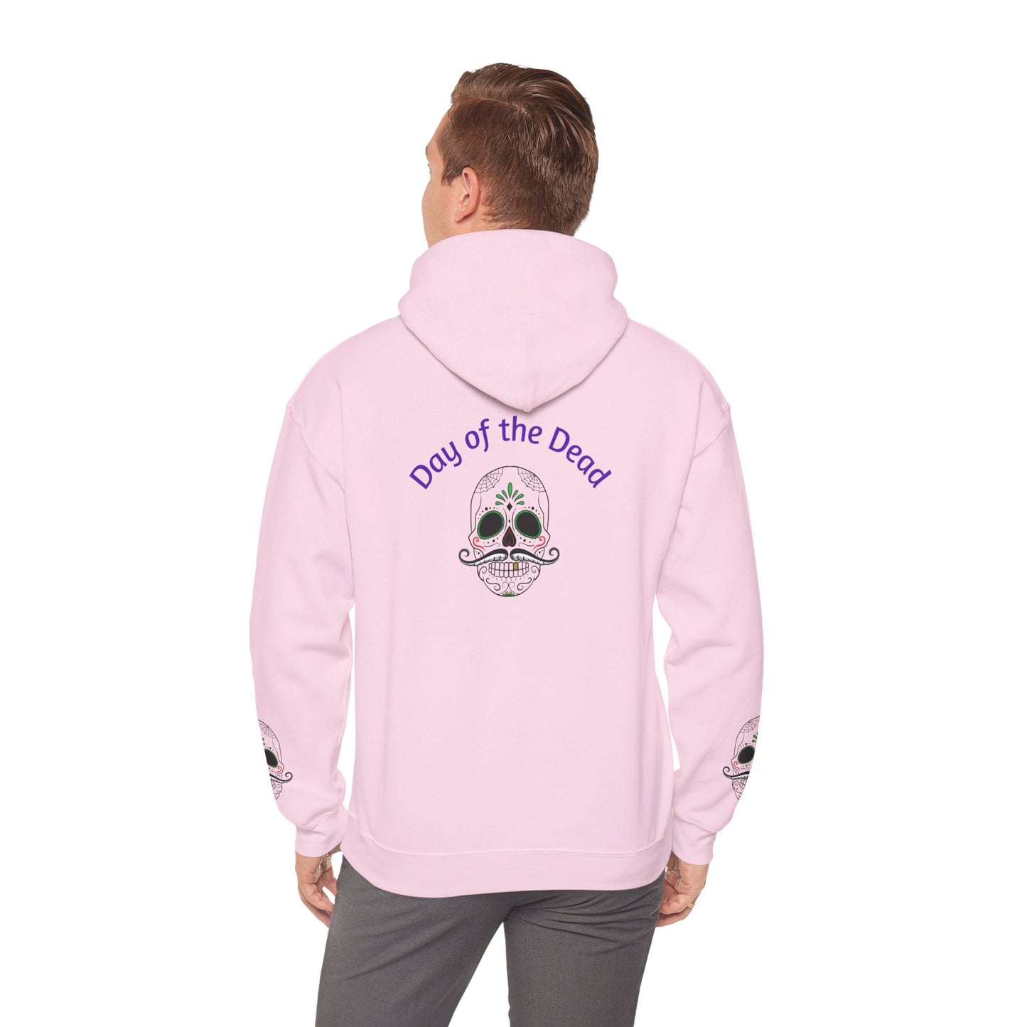 Day of the Dead Hoodie | Unisex Heavy Blend Sweatshirt, Skull Art, Mexican Holiday Apparel, Halloween Costume, Festival Gear