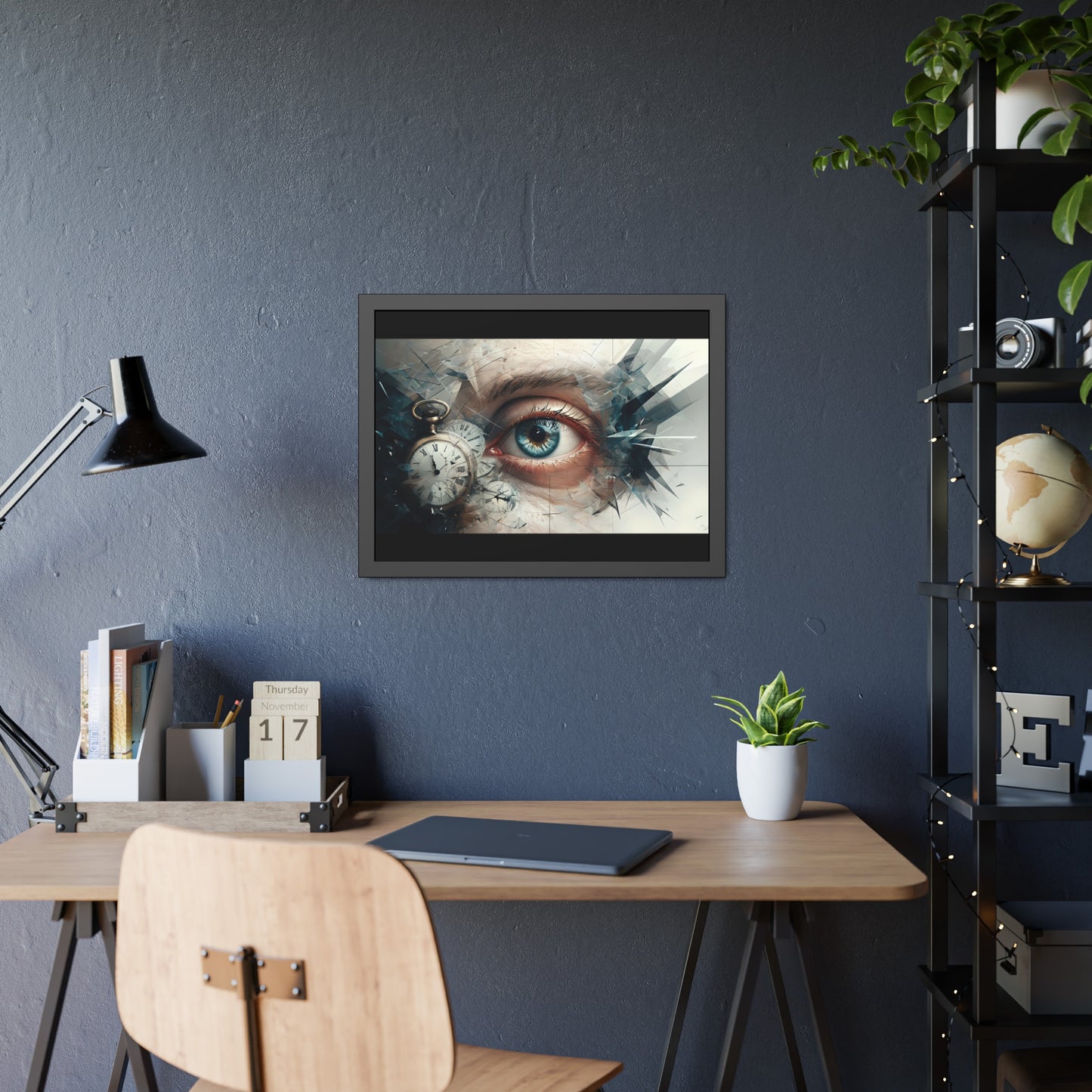 Surreal Eye Art Framed Poster