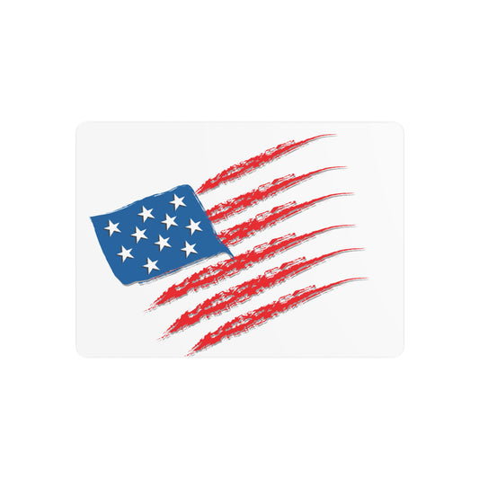 Patriotic Metal Art Sign, Rustic Decor for Home, Wall Art for Independence Day, Memorial Day, Veteran's Day, Gifts for Patriots