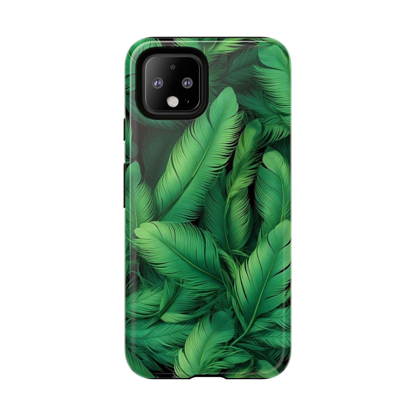 Tough Cases - Tropical Leaf Phone Case, Nature-inspired, Phone Accessory, Gift for Her, Jungle Theme, Eco-Friendly