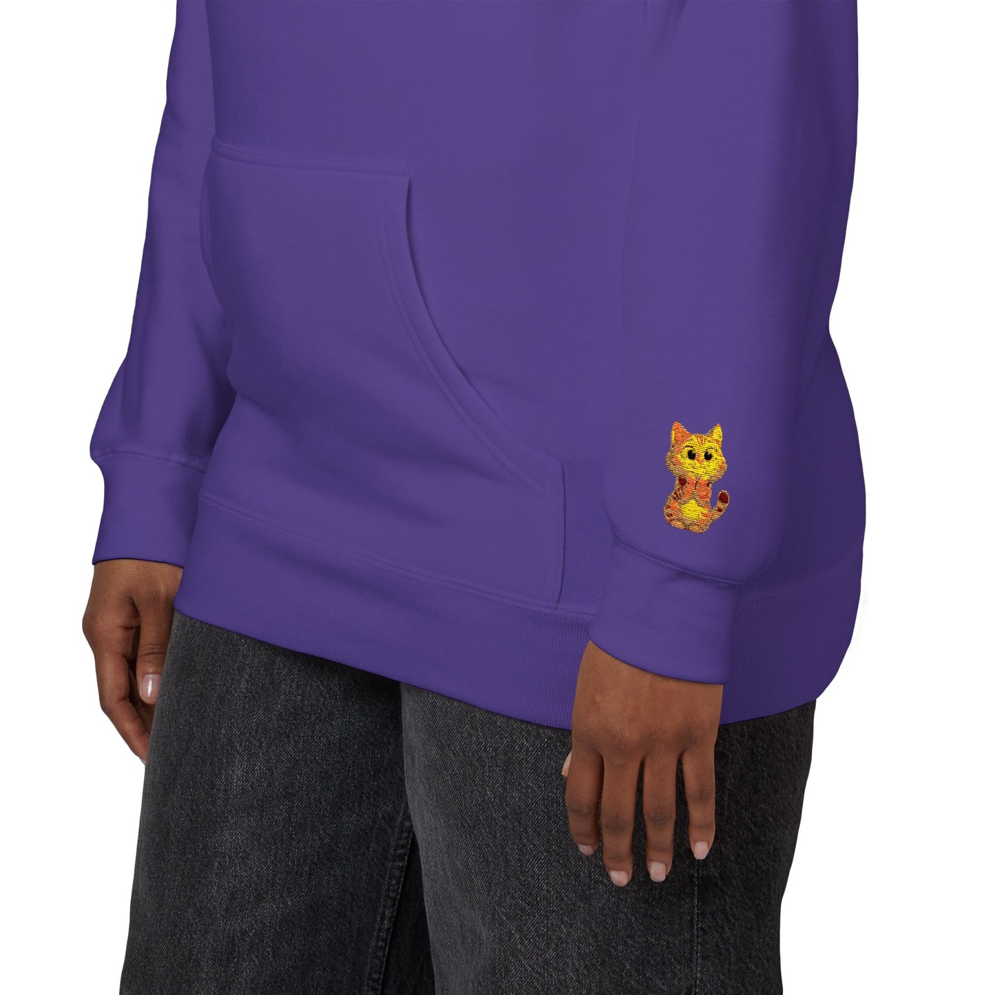Cozy Fleece Hoodie with Cute Animal Design, Unisex Sweatshirt for Casual Outings, Gifts for Animal Lovers, Perfect for Fall and Winter