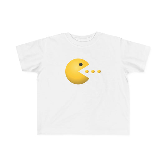 Pac-Man Toddler Tee - Fun & Playful Jersey Shirt for Kids, Video Game Themed Gift for Birthdays, Summer Play, or Creative Outfits