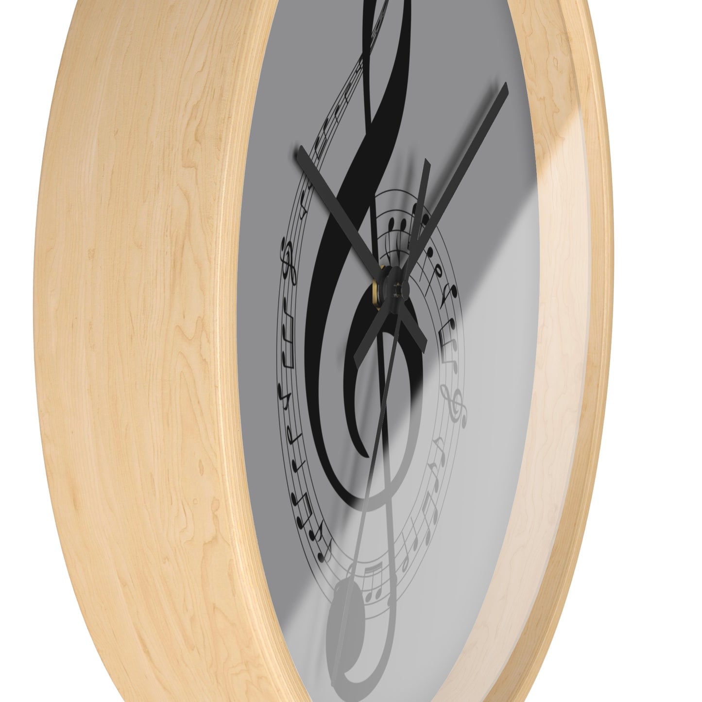 Musical Notes Wall Clock, Perfect Gift for Musicians, Home Decor