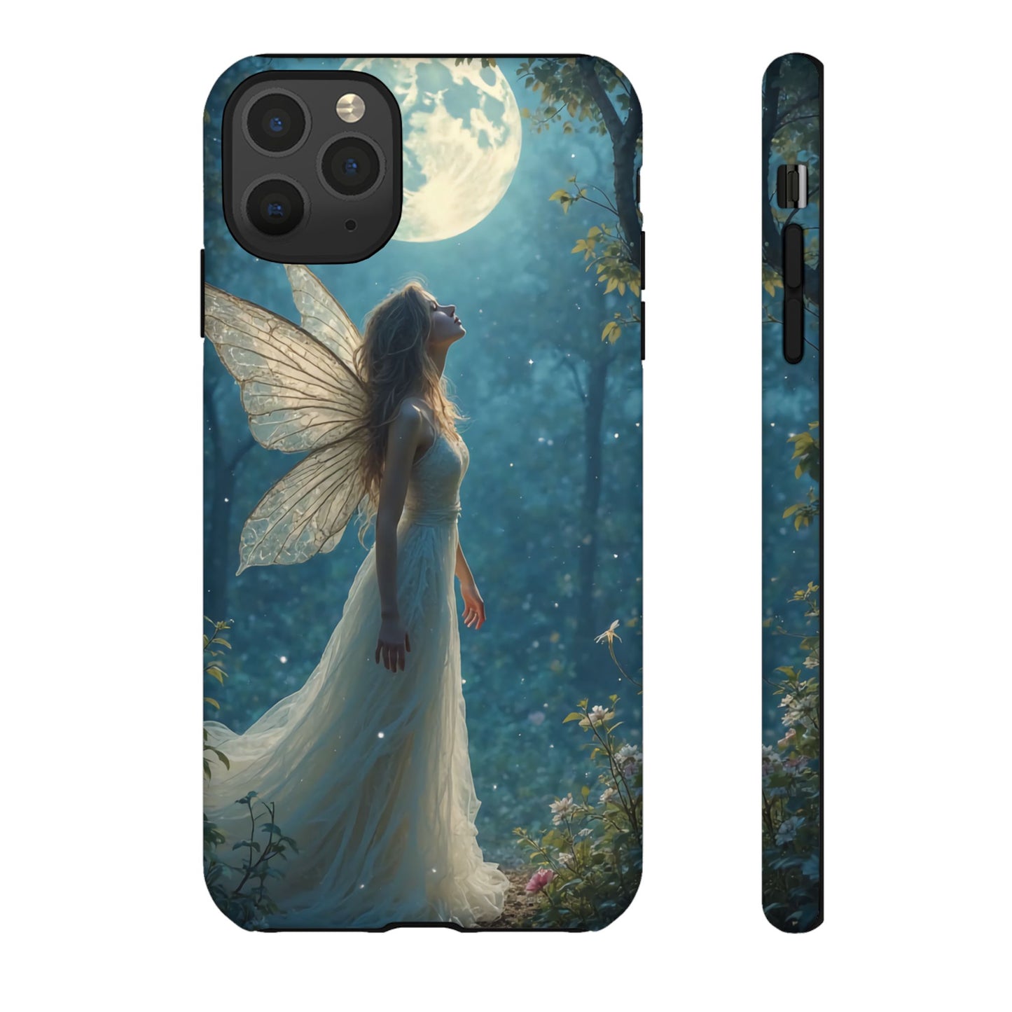 Fairy Moon Phone Case | Tough Cases for Nature Lovers, Fantasy Gift, Boho Phone Accessory, Ethereal Aesthetic, Magical Design