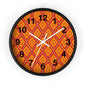 Retro Geometric Wall Clock, Vibrant Home Decor Clock, Modern Wall Art for Living Room, Unique Gift for Housewarming, Kid's Room