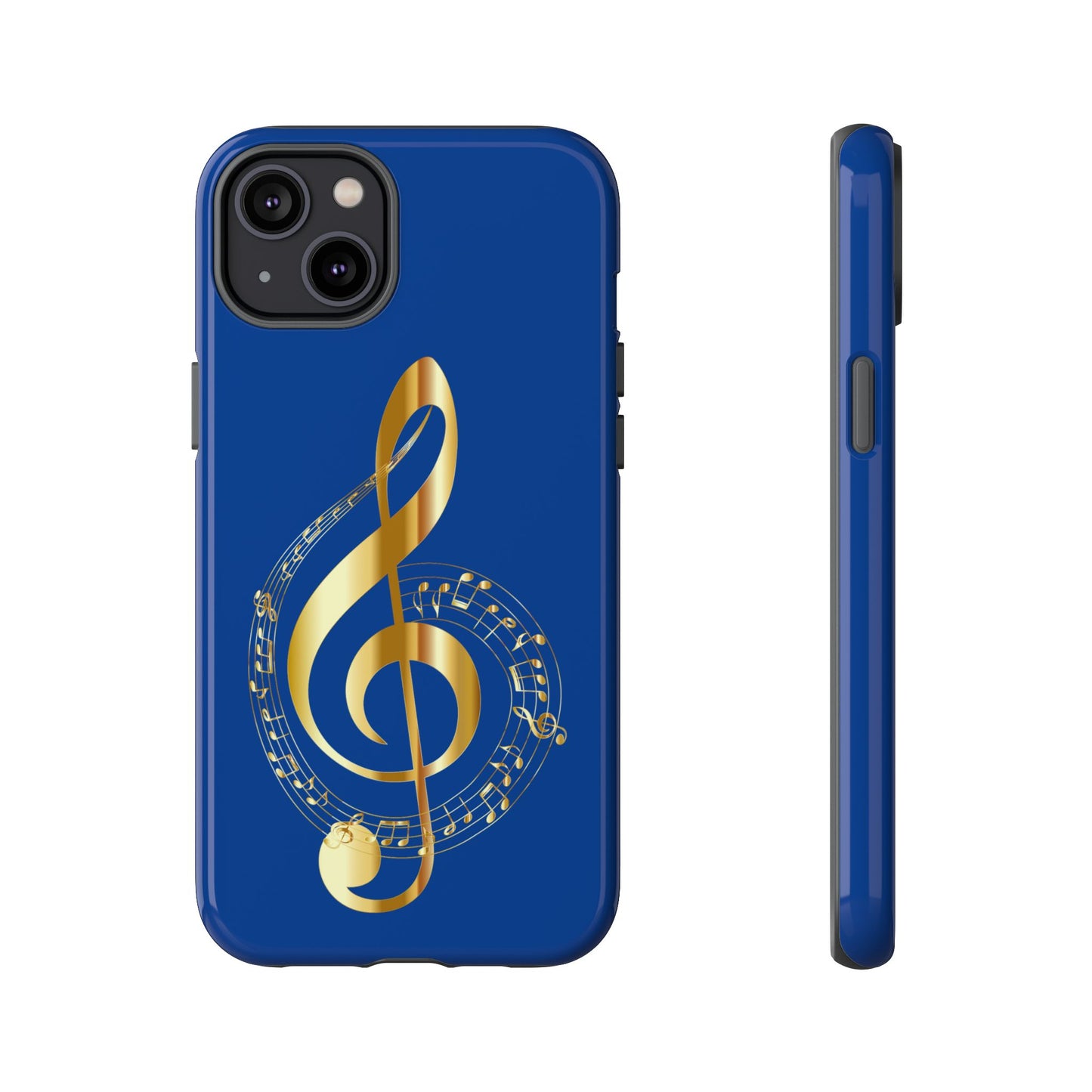 Tough Cases Blue and Gold Musical Note