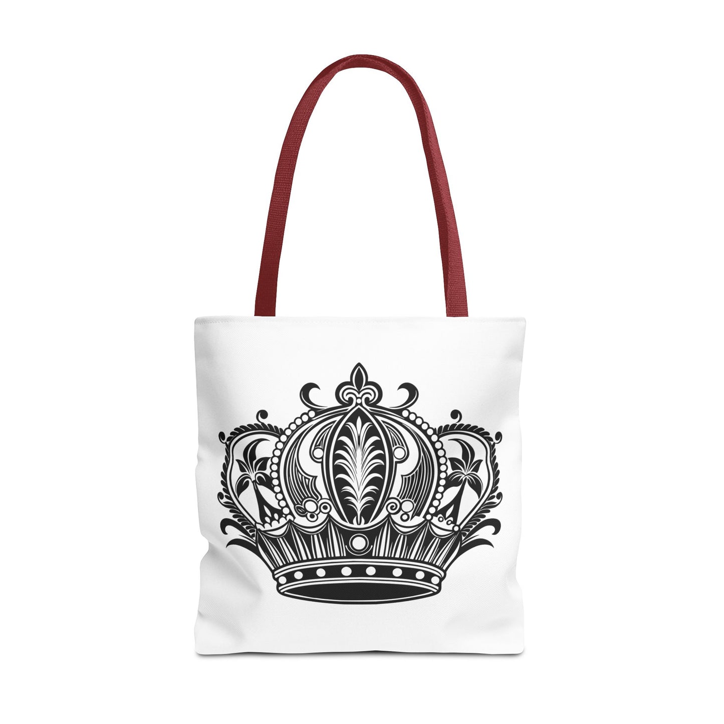 Crown Design Tote Bag, Royal Style Shopping Tote, Chic Grocery Bag, Gift for Her, Fashionable Accessories