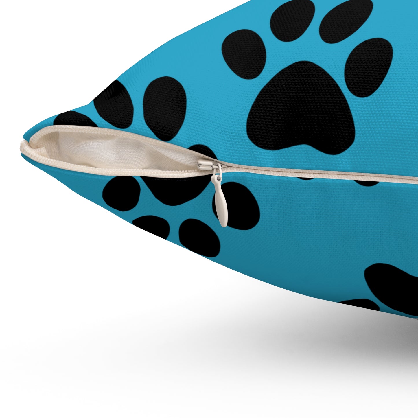 Pet Lover's Decorative Pillow, Dog Paw Print Accent Cushion, Cozy Pet Themed Home Decor, Gift for Dog Owners, Animal Lover's Pillow