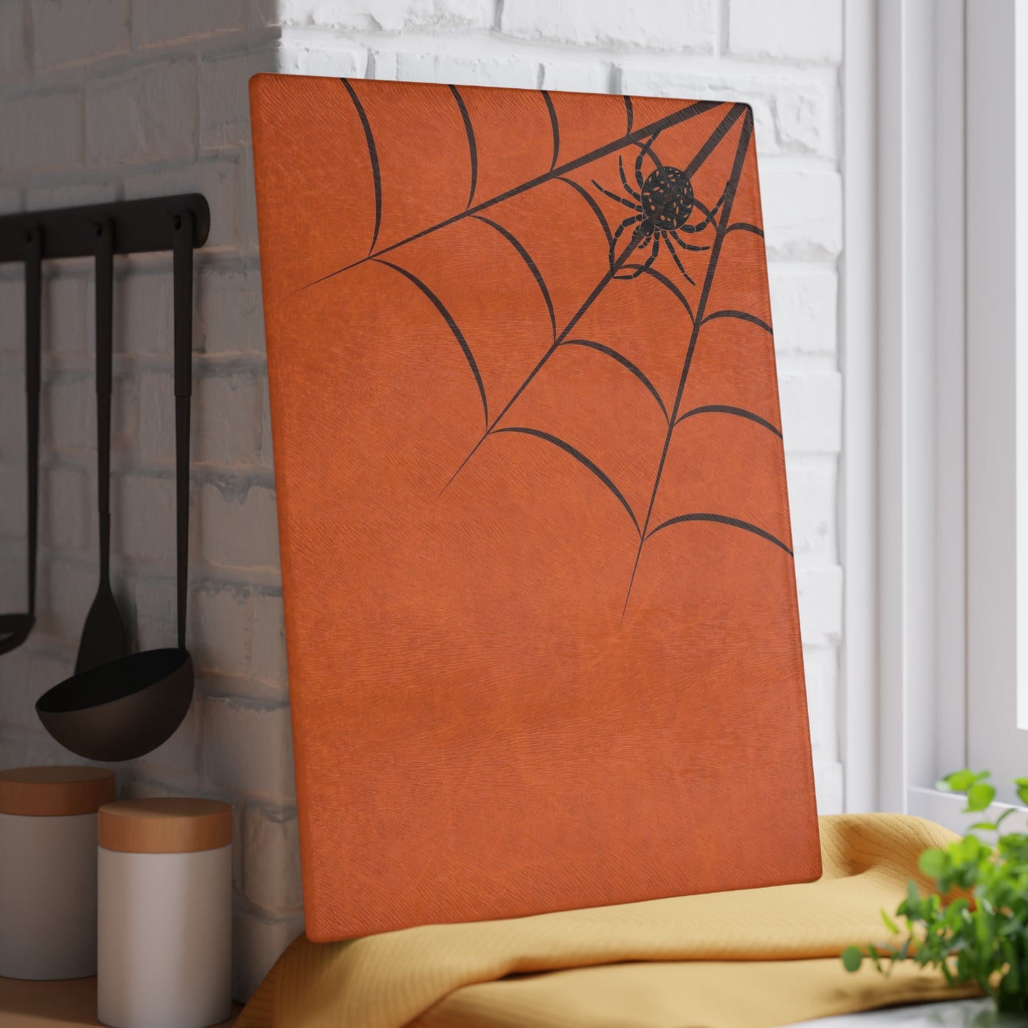 Spooky Spider Glass Cutting Board | Halloween Kitchen Decor, Fall Home Essentials, Unique Gift for Chefs, Decorative Cooking, Spider [...]