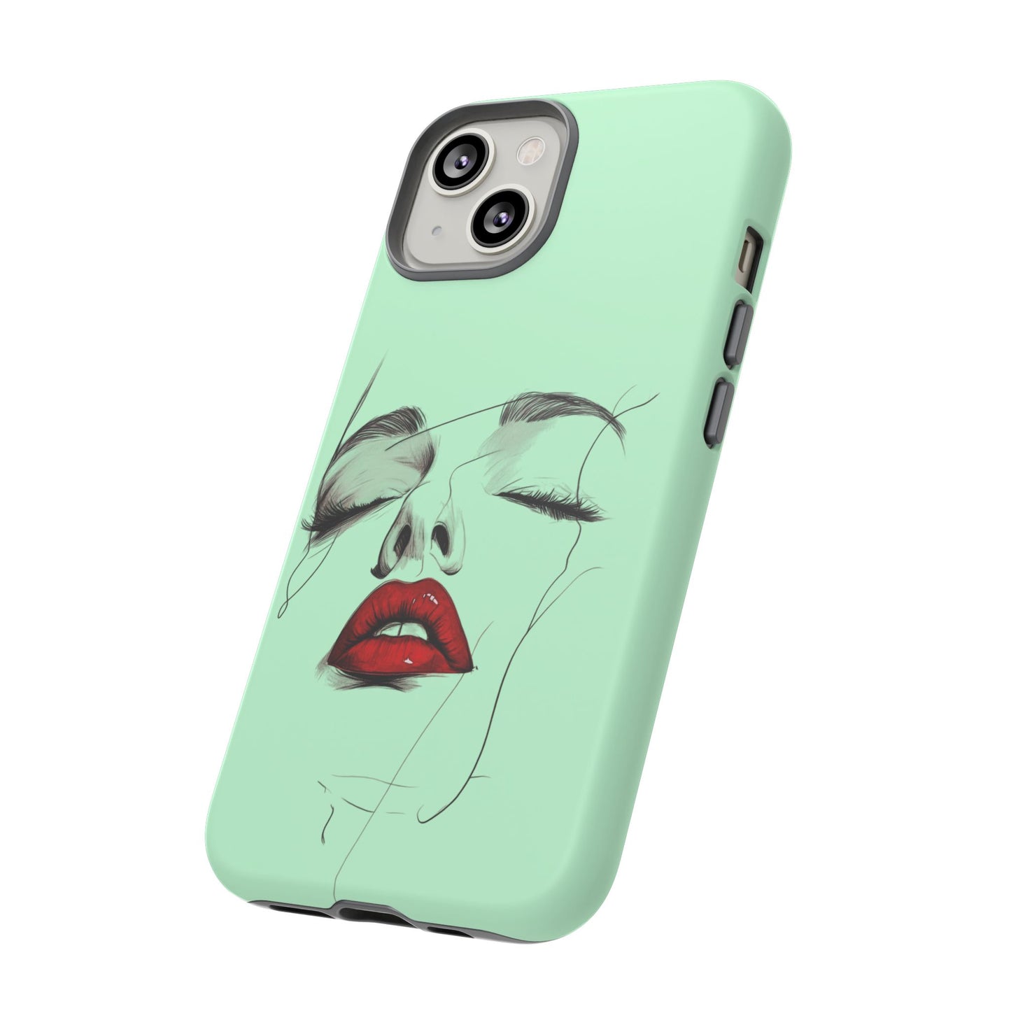 Stylish Phone Case, Artistic Phone Cover, Trendy Tech Accessory, Unique Cell Phone Protector, Gift for Her, Modern Aesthetic