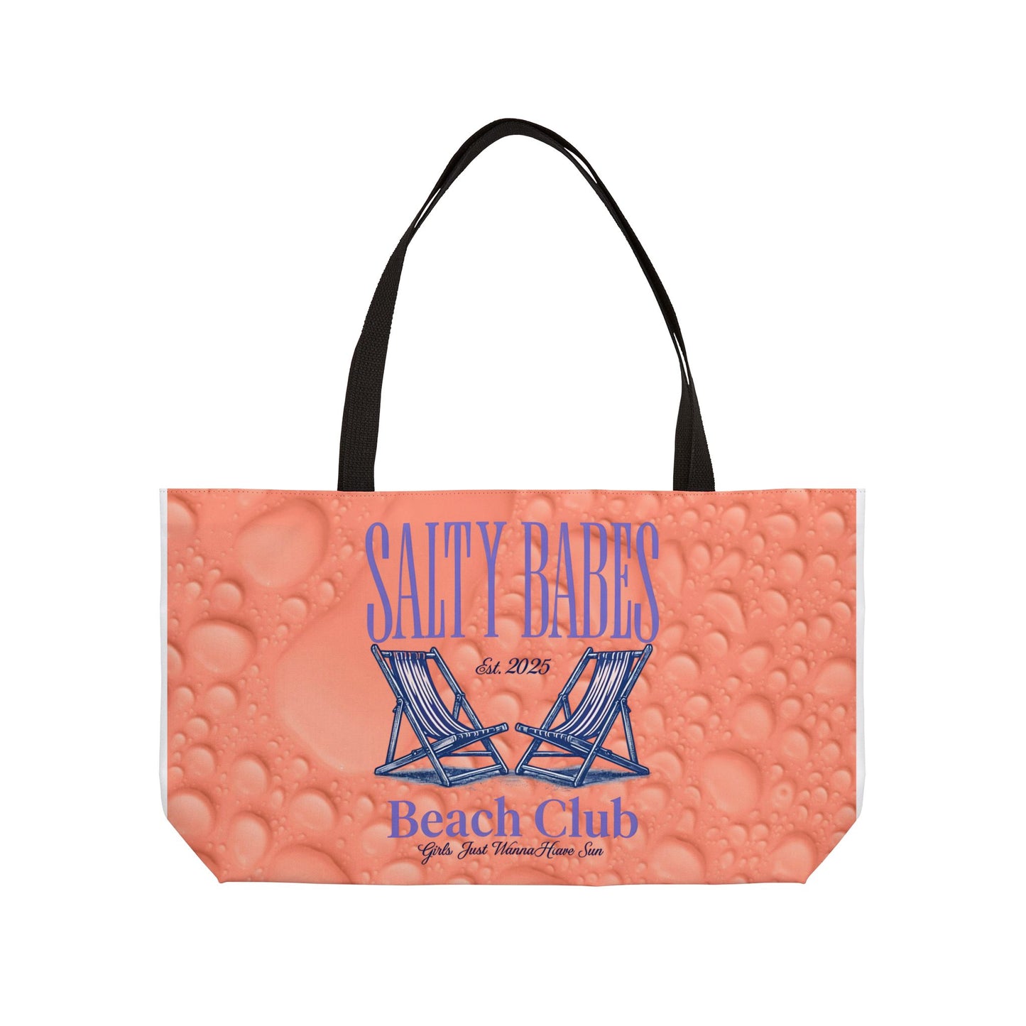 Salty Babes Beach Club Weekender Tote Bag