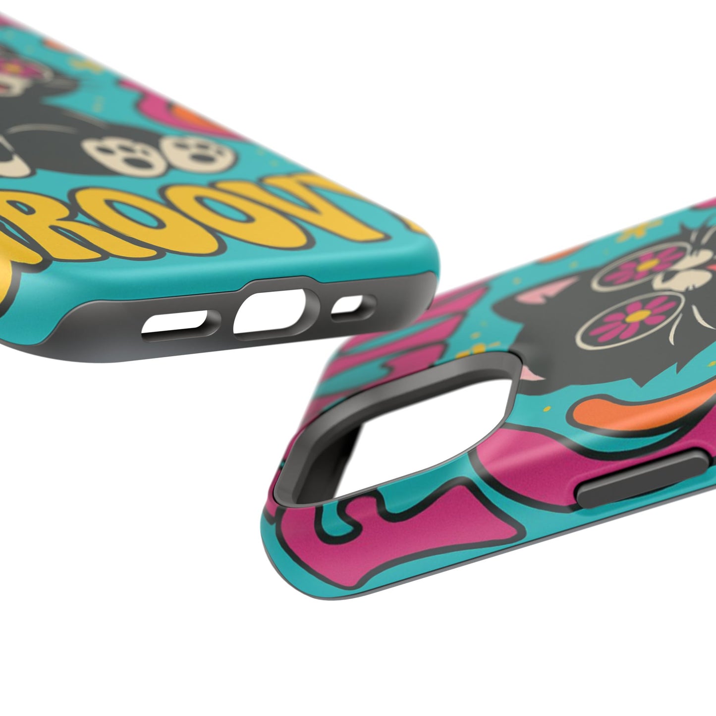Groovy Cat Magnetic Impact-Resistant Phone Case