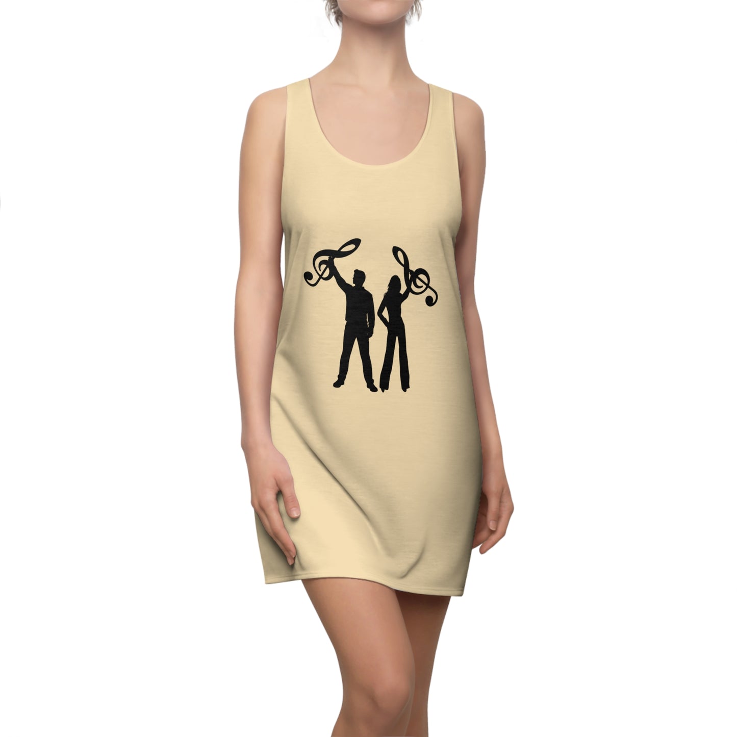 Women's Cut & Sew Racerback Dress (AOP)