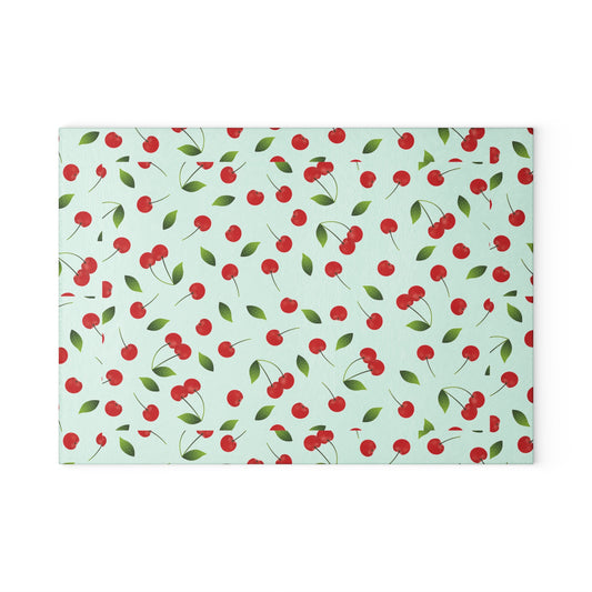 Charming Floral Glass Cutting Board, Kitchen Decor, Culinary Gift, Housewarming Present, Wedding Gift, Eco-Friendly Kitchenware