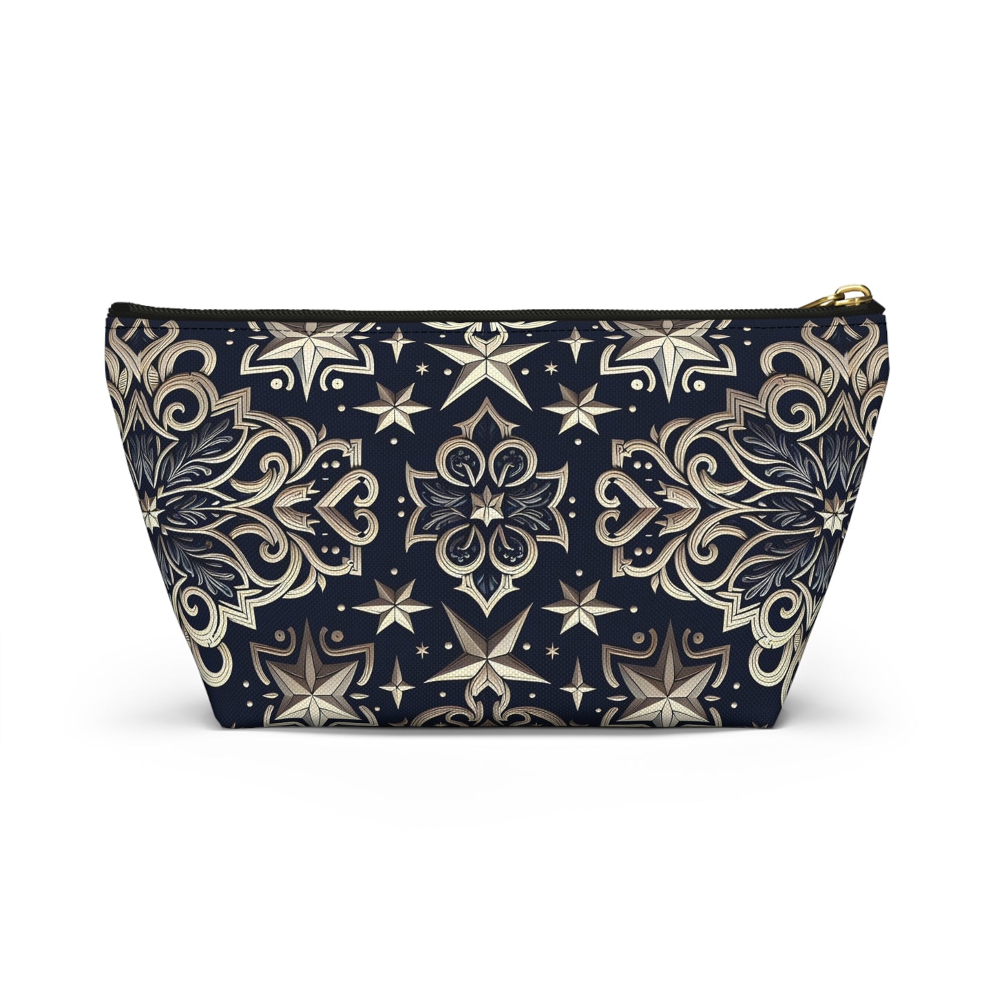 Elegant Starry Pattern Accessory Pouch | Makeup Bag, Travel Organizer, Gift for Her, Stylish Storage, Cosmetology Essentials