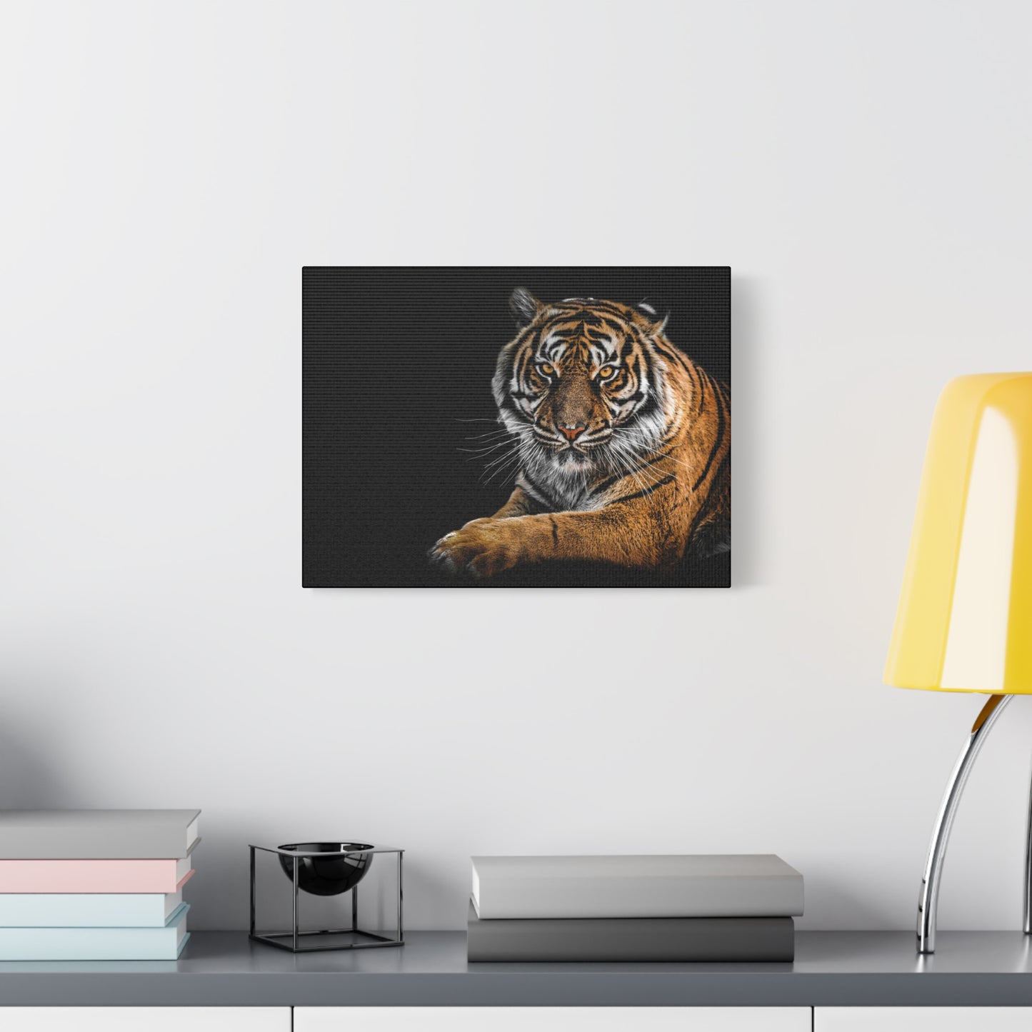Majestic Tiger Canvas Art, Perfect for Animal Lovers, Home Decor, Gift for Wildlife Enthusiasts, Modern Wall Art, 1.25" Depth