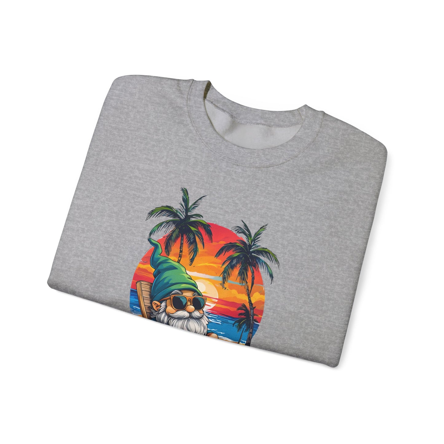 Crewneck — "Weekend Vibes" Tropical Gnome Sweatshirt