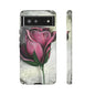 Rose Phone Case – Tough Cases, Floral Phone Cover, Gift for Her, Minimalist Design, Nature Lover's Accessory, Birthday Gift Idea