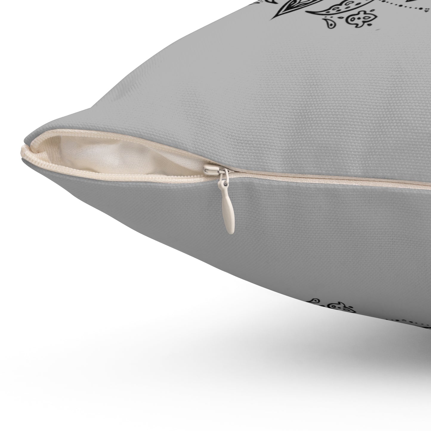Floral Mandala Decorative Pillow