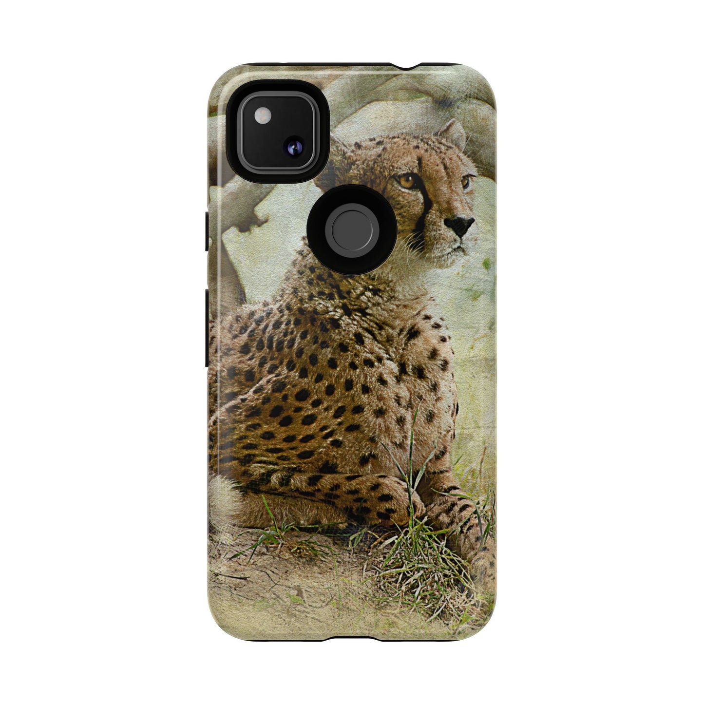 Cheetah Phone Case, Tough Cases, Animal Lover Gift, Wildlife Protection, Eco-Friendly Mobile Cover, Unique Phone Accessory