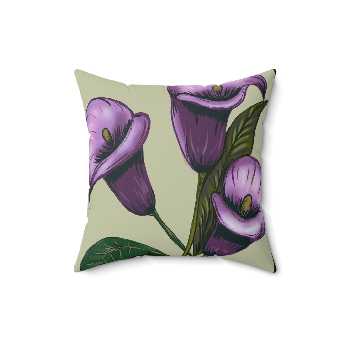 Spun Polyester Square Pillow