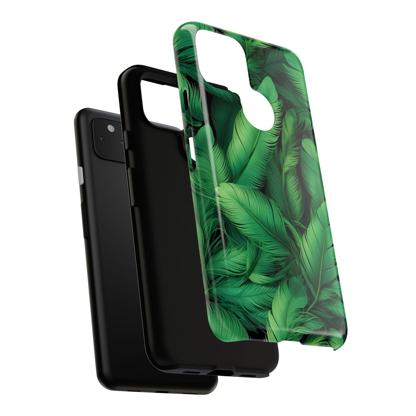 Tough Cases - Tropical Leaf Phone Case, Nature-inspired, Phone Accessory, Gift for Her, Jungle Theme, Eco-Friendly