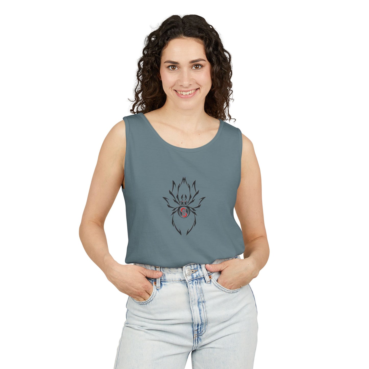 Garment-Dyed Tank Top - Beach Vibes, Summer Essential, Casual Wear, Gift for Ocean Lovers, Relaxed Style