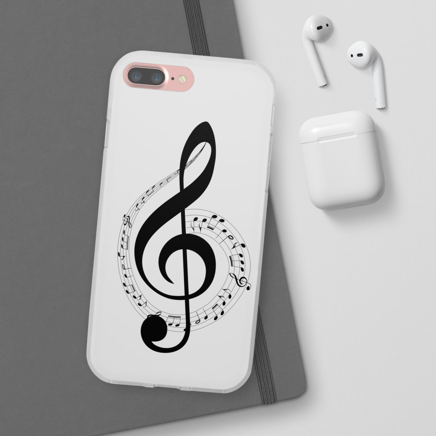 Phone Case — Musical Treble Clef Design