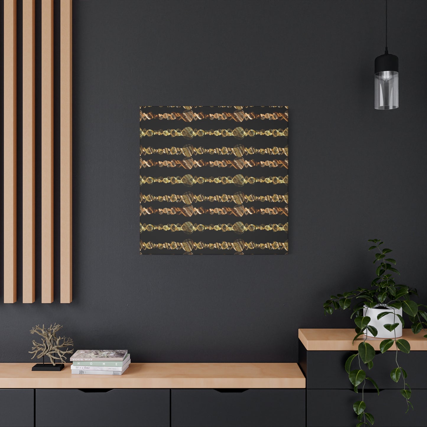 Artistic Canvas Gold and Black