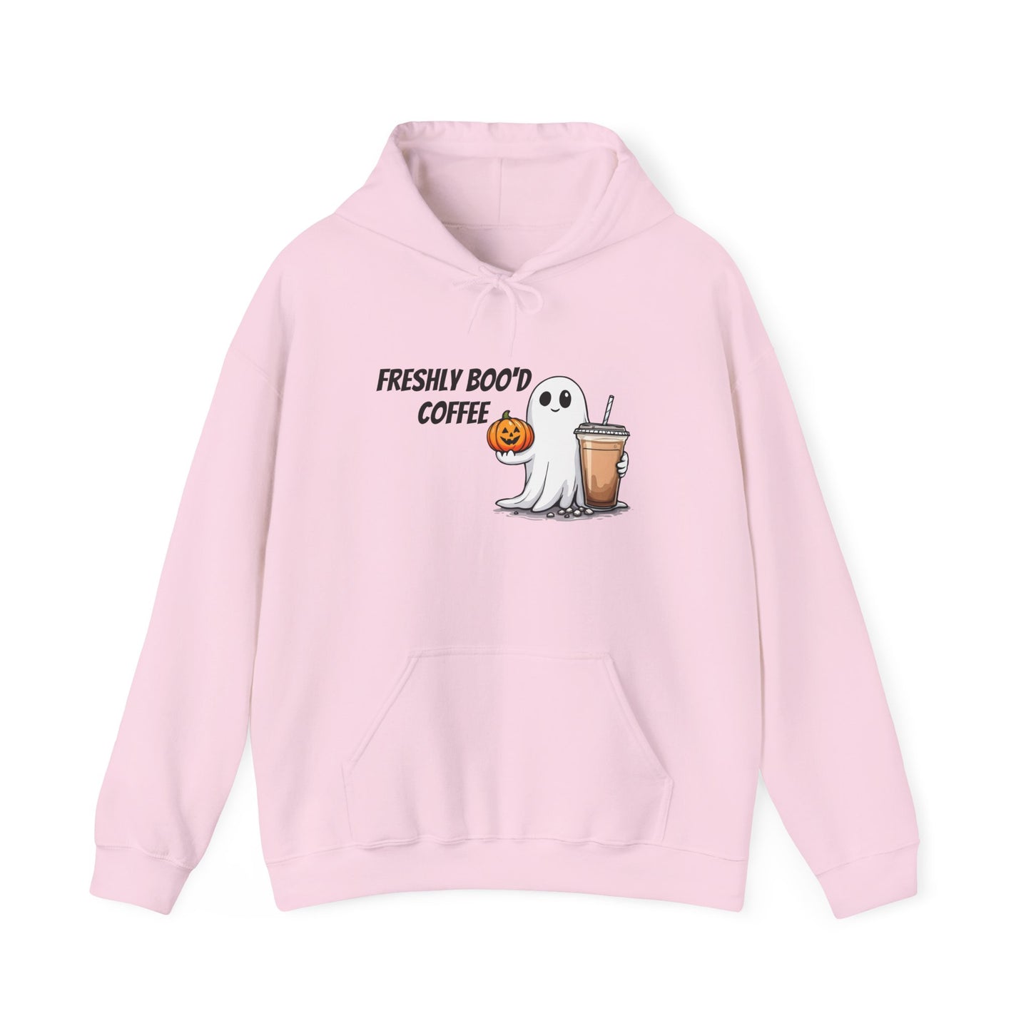 Ghostly Coffee Unisex Hoodie, Halloween Sweatshirt, Cute Fall Apparel, Cozy Casual Wear, Gift for Coffee Lovers, Fun Spooky Style