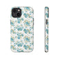 Floral Phone Case - Tough Cases, Durable Phone Cover, Cute Floral Design, Gift for Her, Trendy Phone Accessory, Spring Style