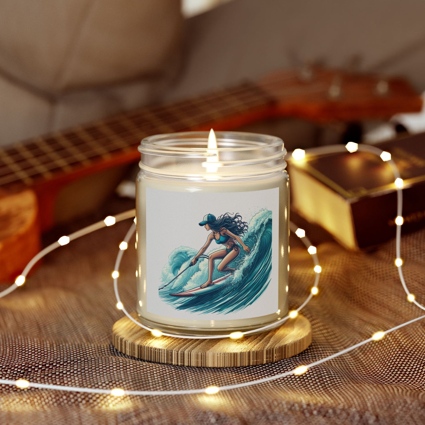 Scented Candles, Coconut Apricot Wax (4oz, 9oz)