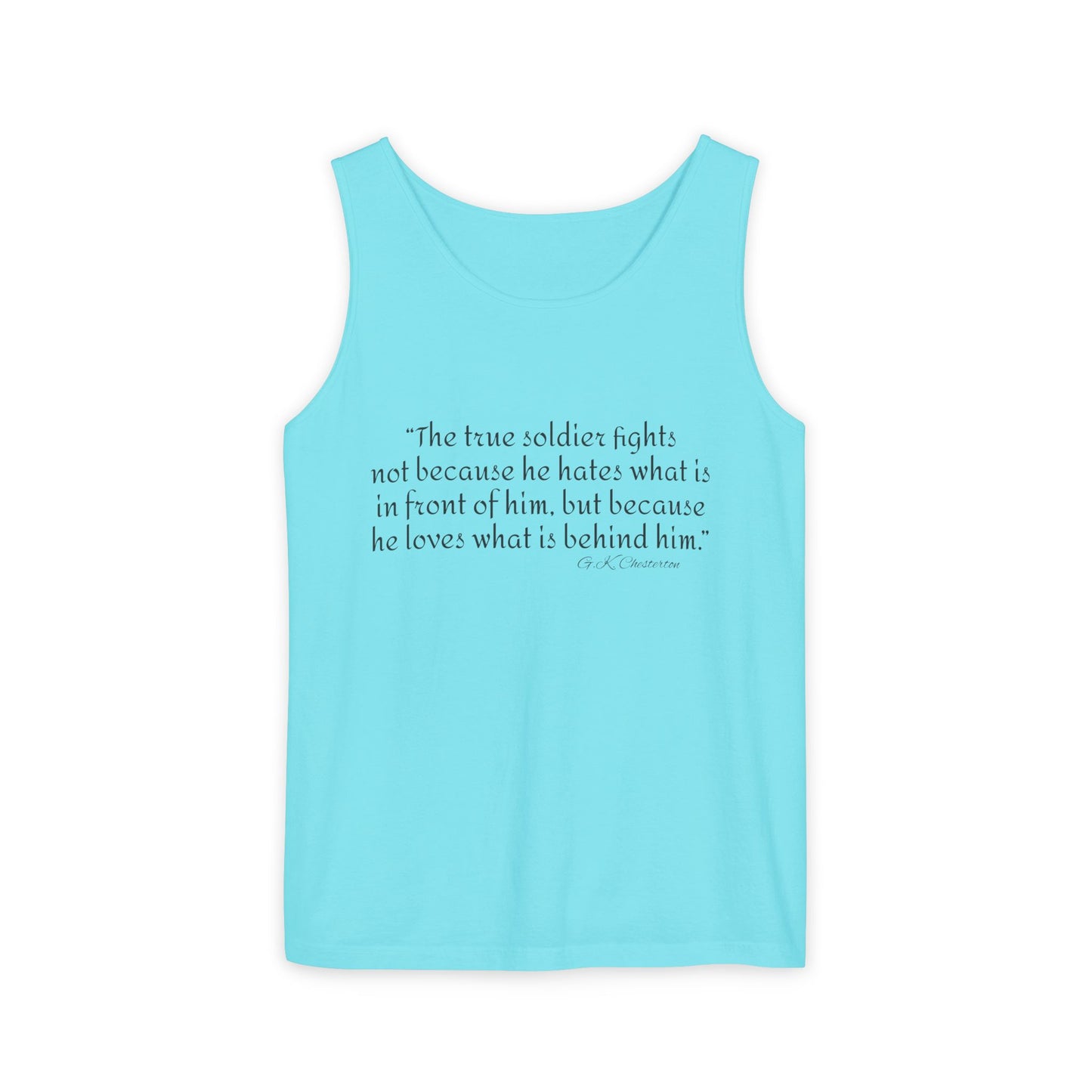 Inspirational Quote Tank Top for Men Women