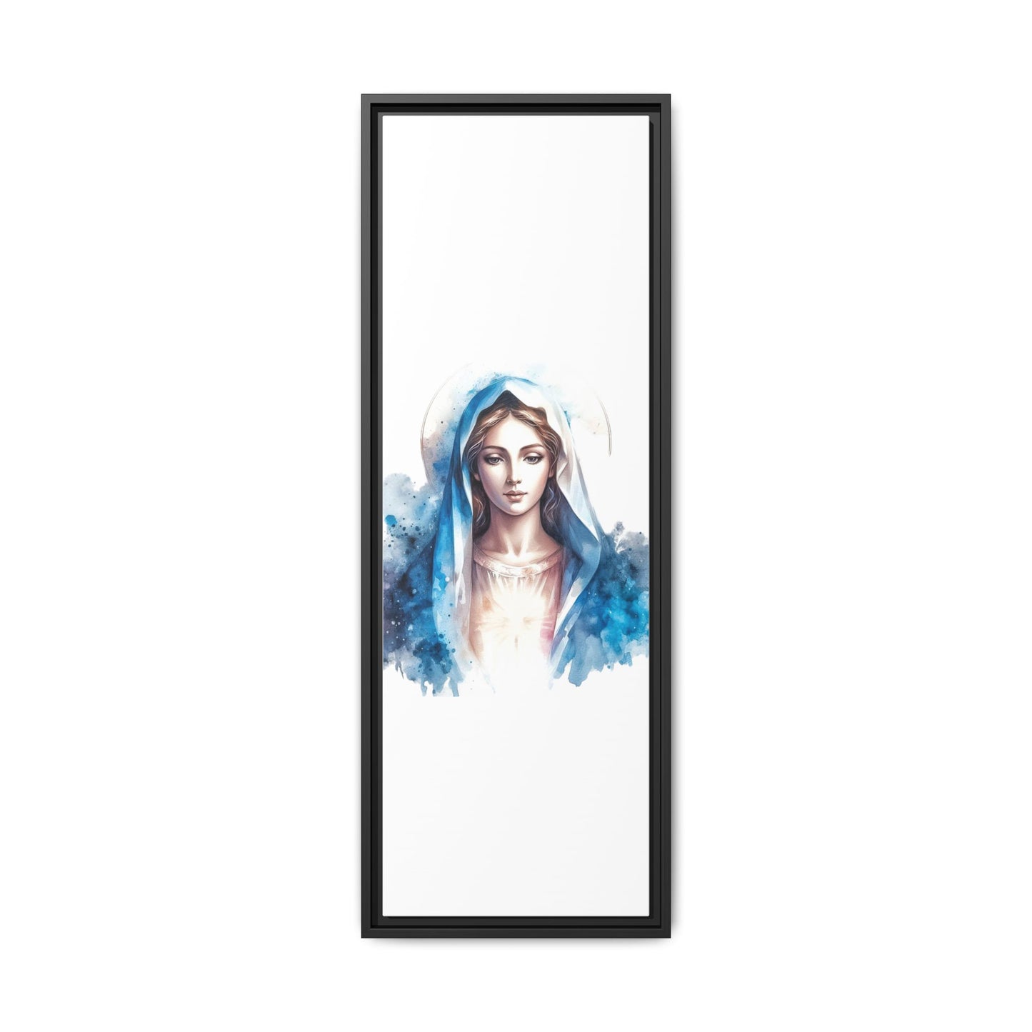 Framed Canvas Art Print, Spiritual Decor, Religious Artwork, Wall Decor, Gift for Faith, Elegant Home Decoration