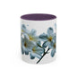 Floral Accent Coffee Mug