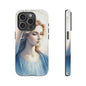 Beautiful Mary Phone Case, Tough Phone Case, Inspirational Tech Accessory, Gift for Her, Religious Phone Cover