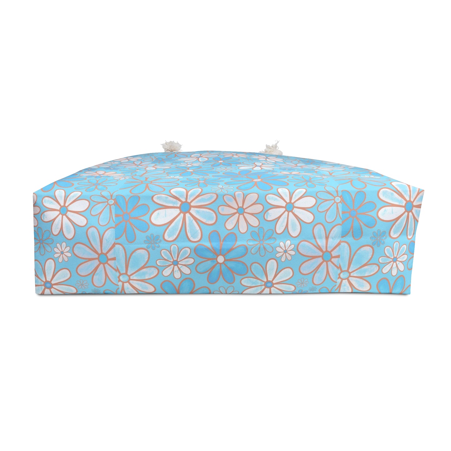 Floral Weekender Bag - Travel Tote, Stylish Beach Bag, Lightweight Overnight Bag, Weekend Getaway Essential, Floral Pattern Carryall