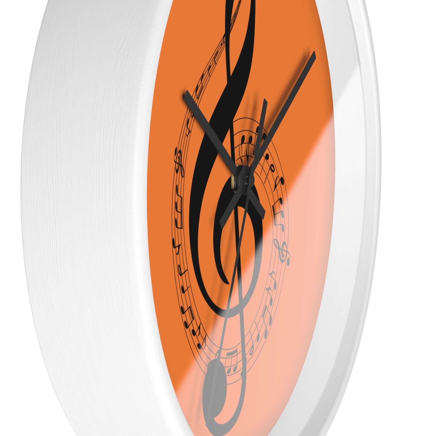 Musical Notes Wall Clock, Perfect Gift for Musicians, Music Lovers, Home Décor
