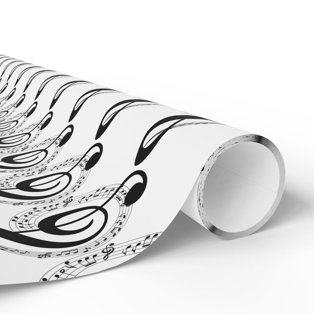 Musical Notes Wrapping Paper Perfect for Music Lovers
