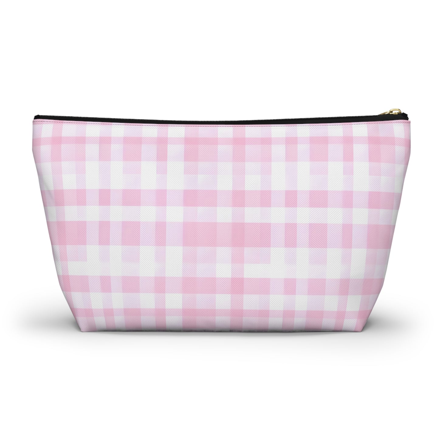Chic Pink Plaid Accessory Pouch | Makeup Bag, Travel Organizer, Toiletry Case, Gift for Her, Cute Storage Solution